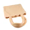 Bolsa de compras de terciopelo de cordero Terciopelo de oso de peluche Personalizada de fábrica Bolso pequeño de hombro bolsa de terciopelo estilo lindo Bolso de mano de pana