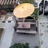Patrimonio Cultural Inmaterial Aceite de Té Paraguas de Papel Patio de Pueblo Antiguo Jardín Parasol Grande Impermeable y Protector Solar Práctico Retro Parasol Exterior