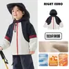 Chaqueta de Niño Europea Derecha Invierno Más Terciopelo Top para Bebé Impermeable Niño Ropa Nueva para Niños Ropa para Niños Ropa de Invierno Engrosada