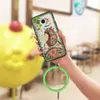 Adecuado para fundas de teléfono móvil Kyocera, Estilo juvenil moderno para pareja, Diseño simple de anime personalizado para hombres y mujeres, Lindo cordón para la muñeca