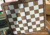 Ajedrez plegable de madera redondeado dos en uno, transfronterizo, de calidad, magnético, juguete educativo competitivo.