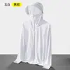 Chaqueta Deportiva de Verano para Exteriores con Protección Solar para Mujer, Chaqueta de Piel de Secado Rápido con Protección UV, Chubasquero de Manga Larga para Hombre, Transpirable