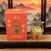 Directo de fábrica: Mango de cabeza de dragón, sapo dorado, lingote de oro, cubo de oro, adorno de aleación estilo chino en relieve para el hogar y la oficina