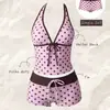 2027 Novo Roupa de Banho Transfronteiriça Tailândia Novo Biquíni Sexy de Bolinhas Conjunto de Biquíni de Bolinhas