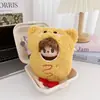 Conjunto de ropa para muñeca Labubu de barbería retro, compatible con la 1ª, 2ª y 3ª generación de Labubu, incluye un chaleco y un atuendo de repuesto