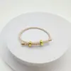 Cuerda de Alambre de Acero Cuerda de Mano Ajustable Hebilla de Figura de Ocho Pulsera Cuerda de Mano DIY Hebilla de Figura de Ocho Color Oro Real 18K Conservación del Color con Cuerda