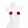 Cubretetinas Sexy Transfronterizos Europeos y Americanos Campana Productos para Adultos Erotismo Provocación Parches para Pezones Accesorios Parches para Pezones Lentejuelas Invisibles para Hombres y Mujeres