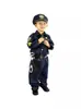 Traje de Policía de Halloween Transfronterizo para Niños Disfraz Cosplay Fiesta de Disfraces cosplay Disfraz de Policía