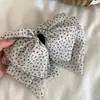 Pinza Elegante para el Cabello con Lazo de Gasa de Punto de Onda de Atmósfera Antigua Temprana para Mujer 2025 Nuevo Disco para la Parte Posterior de la Cabeza Pinza para Agarrar el Cabello