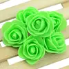 Cabeza de Flor de Rosa de Espuma Simulada de 3.5 cm Flor de Rosa Pe Materiales de Decoración de Boda Cabeza de Flor Artificial Venta al por Mayor