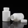 En stock venta al por mayor botella de plástico de 100 gml botella sólida blanca PE a prueba de luz sub-botella botella para polvo botella vacía