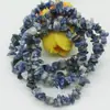Pulsera de Piedra Cruda de Grava de Ágata Cristalina Desmagnetizada con Cuentas de Piedra Asimétrica Perforada Accesorios de Joyería DIY 5-8mm