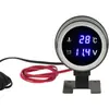 Modificación de Coche Instrumento Redondo LED 10mm Medidor de Temperatura de Agua de Coche Medidor Digital Redondo de Temperatura de Agua Instrumento LED
