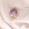 Broche de Espiga de Trigo Dorado Mate para Ramillete Traje Accesorios Versátiles de Alta Gama Pin Fijo Anti-Exposición Personalizados para Mujer