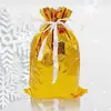 Bolsas de Regalo Navideñas con Cordón de Fábrica, Bolsas para Empaquetar Regalos de Navidad, Bolsas de Almacenamiento, Bolsas de Regalo para Fiestas
