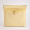 Nova Bolsa de Fivela da Lina, Bolsa Embalagem de Malha de Alta Densidade Cor Pura, Cheongsam, Pijama, Bolsa de Armazenamento de Lenço, Bolsa de Presente