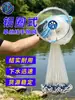 Rede de Arremesso Manual com Anel de Alumínio Estilo Americano, Rede de Pesca, Rede de Pesca Espessada e Ponderada, Equipamento de Pesca Tradicional de Monofilamento para Pesca ao Ar Livre