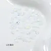 Strass Quadrado Transparente Dongzhou 3mm, Strass de Cristal Artificial Brilhante com Base Pontiaguda Mini para Decorações Artesanais de Unhas