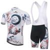 XINTOWN Nova Chegada Roupa de Equitação Alça Roupa de Manga Curta Roupa de Bicicleta Calça de Verão com Absorção de Umidade