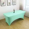 Conjunto de Mesa Elástico Transfronteiriço Conjunto para Bar de Coquetéis Toalha de Mesa Elástica Cobertura de Mesa para Reunião de Hotel Banquete Toalha de Mesa para Casamento ao Ar Livre