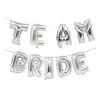 Boda europea y americana decoración de boda película de aluminio juego de letras de globo equipo novia globo de aluminio al por mayor personalizado