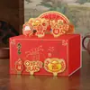 Caja de Empaque para Dulces de Turrón de Año Nuevo con Forma de Copo de Nieve y Frutos Secos Crujientes Caja para Dulces y Galletas Caja de Regalo para Hornear Chocolate