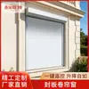 Persiana enrollable perforada de aleación de aluminio eléctrico Ventana de persiana enrollable Puerta de persiana enrollable transpirable para garaje Ventana de persiana enrollable Puerta de villa Fabricante de puertas de persiana enrollable de lujo