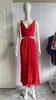 Vestido plisado elegante sin mangas con escote en V y espalda descubierta, estilo europeo y americano, elegante, de verano 2024, nuevo, Amazon, transfronterizo