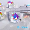 Bola de Cristal Transfronteiriça Cor AB 15.20.25.30.40mm Contas de Bola Acessórios para Cortina Bola de Cristal Mágica Pingente