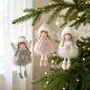 Nuevo colgante de muñeca ángel de peluche transfronterizo Suministros de decoración navideña Adorno de muñeca coreana estilo Ins en stock