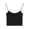 1861# Colete camisola europeu e americano feminino verão com bojo lindo costas spice girls elástico sexy roupa externa roupa interna