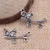 22X14Mm 1.2g Prata Antiga DIY Acessórios de Exportação Venda Quente Conector de Galho de Esquilo