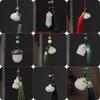 Saquito Luminoso de Loto Hueco Borla Cadena Brillante para Teléfono Colgante Estilo Retro Colgante Personalizado Broche Hanfu