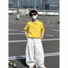 Conjunto de Verano para Niños 2026 Estilo Coreano Nuevo Conjunto de Dos Piezas de Camisa Polo de Algodón Puro de Manga Corta y Pantalones Largos Tendencia