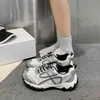 Zapatos transpirables de papá para mujer, cómodos, ligeros, 2026, verano, casuales, deportivos, para mujer, modernos, suela suave, malla, estilo versátil, nuevo modelo