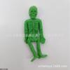 Accesorios de Juguete de Calavera Negra Transfronteriza Decoraciones para Fiesta de Halloween Accesorios Calavera Esqueleto Luminoso