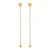 Estilo Ins Coreano Moda Simples Brincos de Flores Pequenas High-End Anti-Perda e Anti-Enrosco Aço Titânio Banhado a Ouro 24K Pequenos Brincos