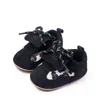 Sapatos de Bebê da Moda 0-1 Ano Sapatos Antiderrapantes para Crianças Estampa de Leopardo 0-12 Meses Sapatos de Bebê