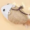 Juguete Popular para Mascotas Transfronterizo Palo de Madera con Plumas de Sisal y Cascabel, Palo para Excitar Gatos, Juguete Resistente a Mordidas para Entretenimiento Propio de Gatos