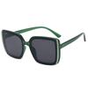Gafas de sol de celebridades de Internet para mujer, con cara redonda y montura redonda, gafas de sol Super Fire para hombre, gafas de sol retro a prueba de rayos UV con efecto viento de Hong Kong.