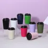 Copo de Café Transfronteiriço 12oz Copo com Isolamento a Vácuo Copo Portátil Flor de Pera Copo de Café com Tampa Copo de Água Presente para Viagem de Carro