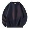 Moletom de Algodão Pesado 360g Primavera e Outono Novo Casal Esportes e Lazer ao Ar Livre e Interno Gola Redonda Camiseta de Manga Longa Base