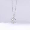 Collar de luna llena para gatos temperamento japonés y coreano red popular estudiante personalidad chapado en plata gatito lindo cadena clavícula suministro al por mayor