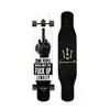 Skate Longboard de 44 Pulgadas para Principiantes, Hombres y Mujeres, Adultos, Tabla de Baile Doblemente Curva Profesional, Monopatín de Cuatro Ruedas de Madera de Arce para Jóvenes