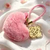 Corazón Dorado para la Riqueza, Llavero de Oro Puro, Colgante para Teléfono, Princesa, Por Favor Hazte Rico, Colgante para Bolso, Pequeño Regalo Creativo para Atraer Clientes