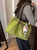 Bolso Transfronterizo de Ante para Mujer, Gran Capacidad, Nuevo Bolso de Hombro Retro Mate Otoño e Invierno 2025, Bolso Tote para Viajar