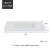 Lavabo integrado de lujo ligero tocador lavabo superior lavabo de piedra artificial lavabo de pared