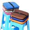 Almofada quadrada pequena banquinho de plástico almofada de banquinho de plástico banquinho alto almofada de banquinho quadrado almofada de assento almofada de bumbum pelúcia espessada quente macia