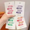 Pinzas para el pelo de colores dopamina estilo coreano para niñas, lindos y versátiles accesorios pequeños para el cabello que no dañan el cabello, adecuados para flequillos laterales de bebé