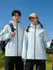 Casaco Outdoor para Carregar Roupas Três em Um Anti-Salpicos Água Masculino Montanhismo Camping Ciclismo À Prova de Vento Isolamento Térmico Feminino